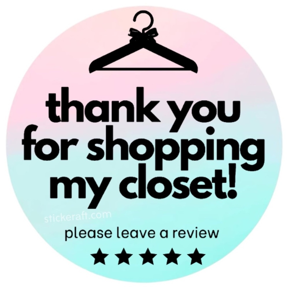 Thank you for shopping my closet sticker label New shipping supplies - Picture 5 of 15